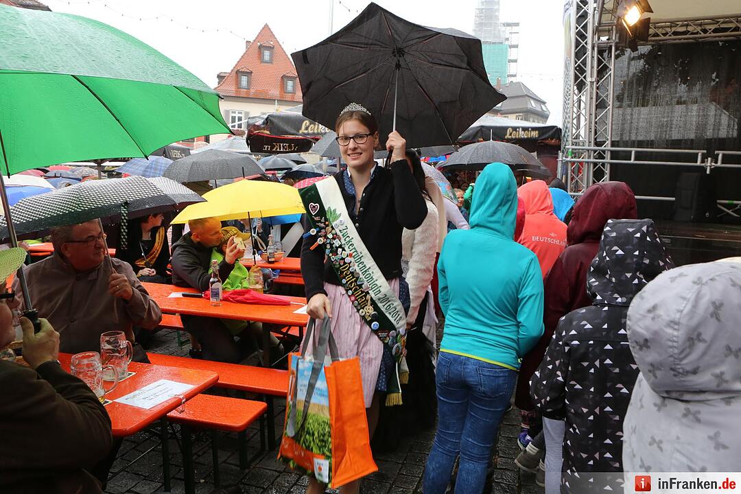 Korbmarkt Lichtenfels 2016 am Samstag