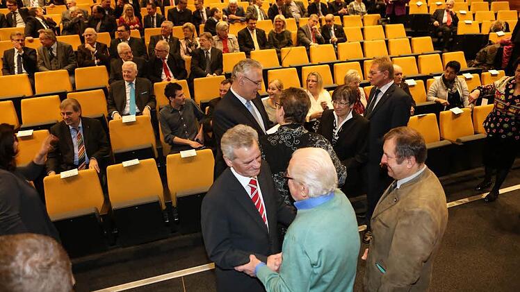 Bei der Verabschiedung von Landrat Oswald Marr. Foto: Barbara Herbst
