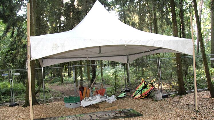 Der Festival-Aufbau ist eine logistische Herausforderung.   Foto: Richard Sänger