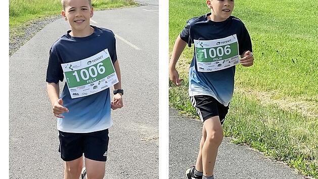 Felix T&ouml;pfer dokumentierte seine Teilnahme durch Bilder und einen Computerausdruck seines Pulsmessers.