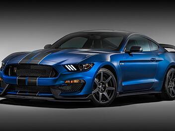 Auf der Auto-Show in Detroit präsentiert Ford den neuen Shelby GT350-R - der schnellste Serien-Mustang in der über 50-jährigen Geschichte dieser Sportwagen-Legende. Foto: dpa/Archiv