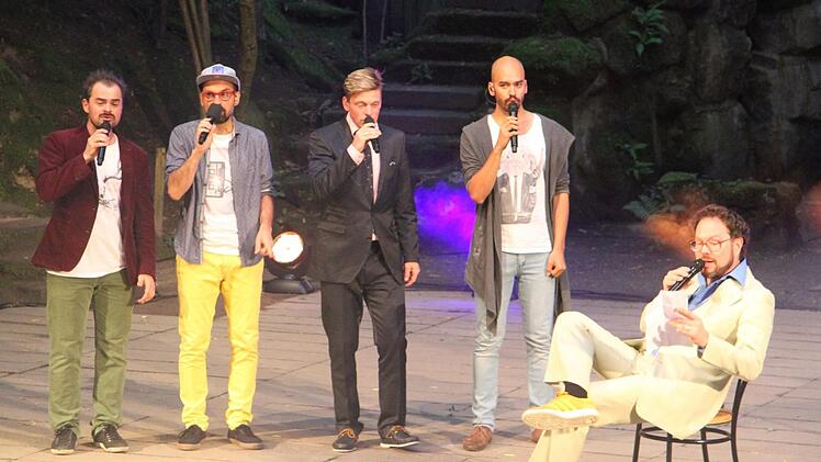 Beim Lied "Mein innerer Schweinehund" war Heiko Benjes der Star. Foto: Sonny Adam