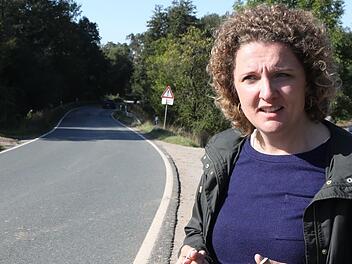 Stefanie Brechelmacher kämpft weiter für ihren Radweg von Effeltrich nach Gaiganz. Foto: Barbara Herbst