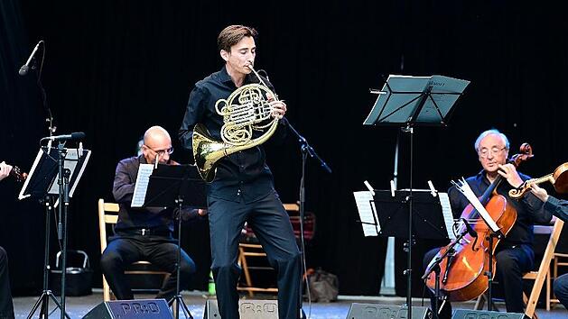 Das Bamberger Streichquartett trat im „Kultur-Sommer-Quartier“ im Königsbad Forchheim auf.