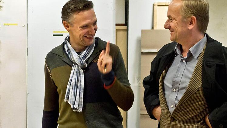 Dirk Mestmacher (links) und Niklaus ScheibliFoto: Jochen Berger