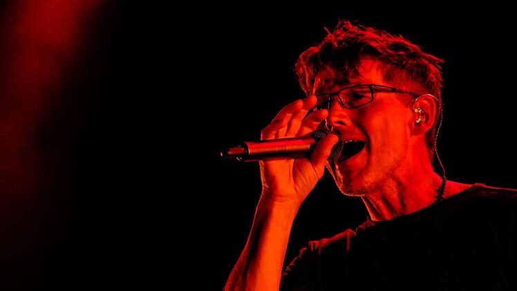 a-ha-Sänger Morten Harket beim Konzert in Coburg.Foto: Matthias Hoch