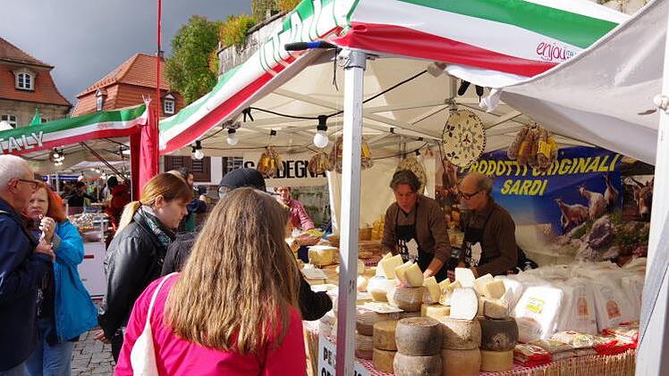 Der italienische Genussmarkt machte seinem Namen alle Ehre.
