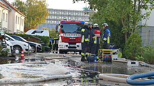 Hauptwasserleitung bricht in den Morgenstunden