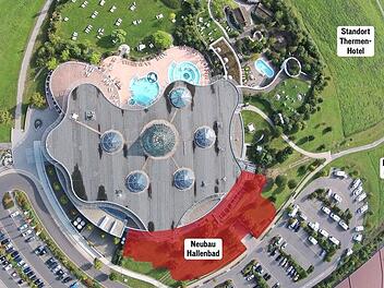 Der Hallenbad-Anbau an der Kisssalis soll deutlich größer werden als 2016 geplant.