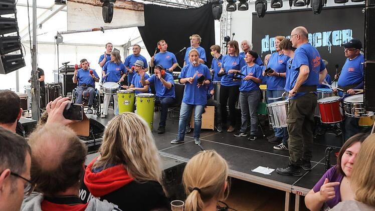"Ramba Zamber" beim Benefizkonzert am 30. September in Bamberg. Foto: Barbara Herbst