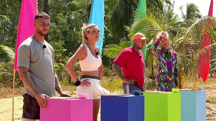 Serkan, Giuliana, Paco und Sam (von links) k&auml;mpfen um ihre R&uuml;ckkehr in die Sala.