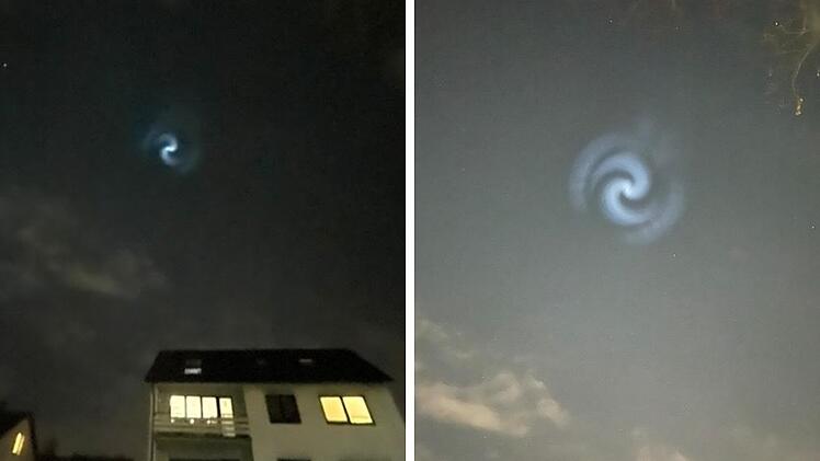 Lichtspirale am Nachthimmel - das steckt hinter dem Phänomen