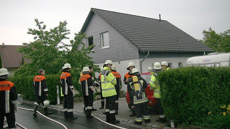 Beim Brand in Großheirath