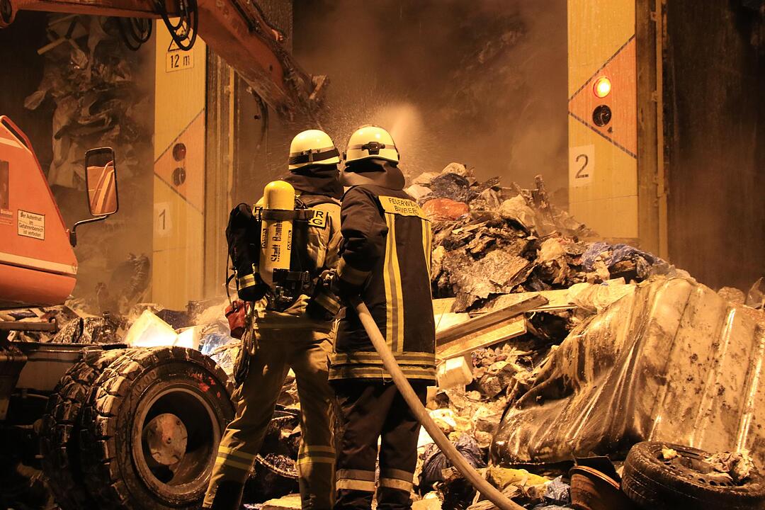 Bamberger Müllheizkraftwerk: Tonnen von Müll geraten am Dienstag in Brand
