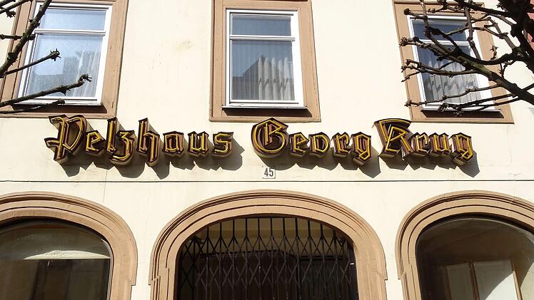 Ehemaliges Ladengeschäft von Pelz Krug im Coburger Steinweg.Foto: Jochen Berger