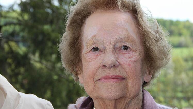 89 Jahre ist Anneliese von Weckbecker heute - ein beeindruckendes Alter. Foto: Ulrike Müller