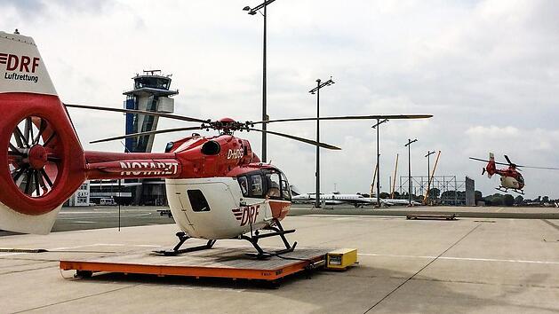 Die in Nürnberg stationierten Hubschrauber der DRF-Luftrettung leisteten im vergangenen Jahr insgesamt 1981 Einsätze.  Foto: PR