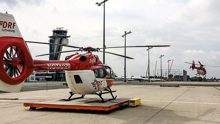 Die in Nürnberg stationierten Hubschrauber der DRF-Luftrettung leisteten im vergangenen Jahr insgesamt 1981 Einsätze.  Foto: PR