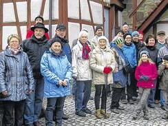 Wiesenbronner Natur- und Wanderfreunde auf Besuch in Iphofen