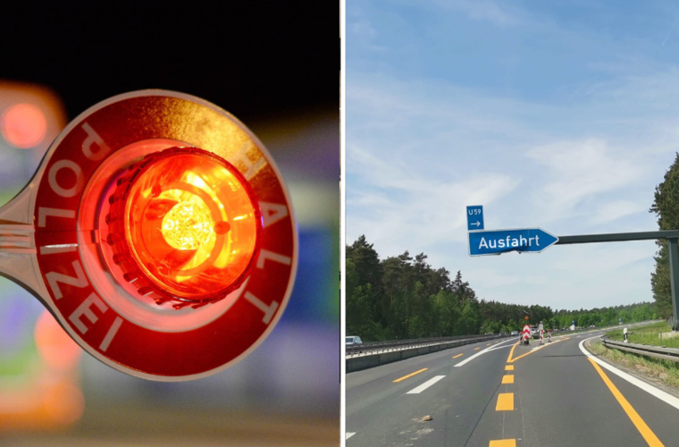 A73 bei Bamberg: In Schlangenlinien unterwegs: Frau rammt Leitplanke und mehrere Autos - kein Alkohol im Spiel