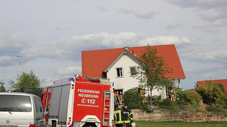 Das Einfamilienhaus ist vorübergehend unbewohnbar.  Fotos: Andreas Lösch
