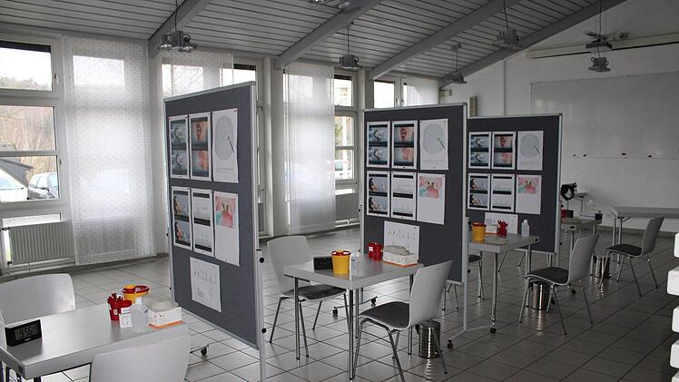 In der Kreisgeschäftsstelle in Lichtenfels wurde eine Abstrichstelle für Besucher der BRK-Altenheime eingerichtet. BRK
