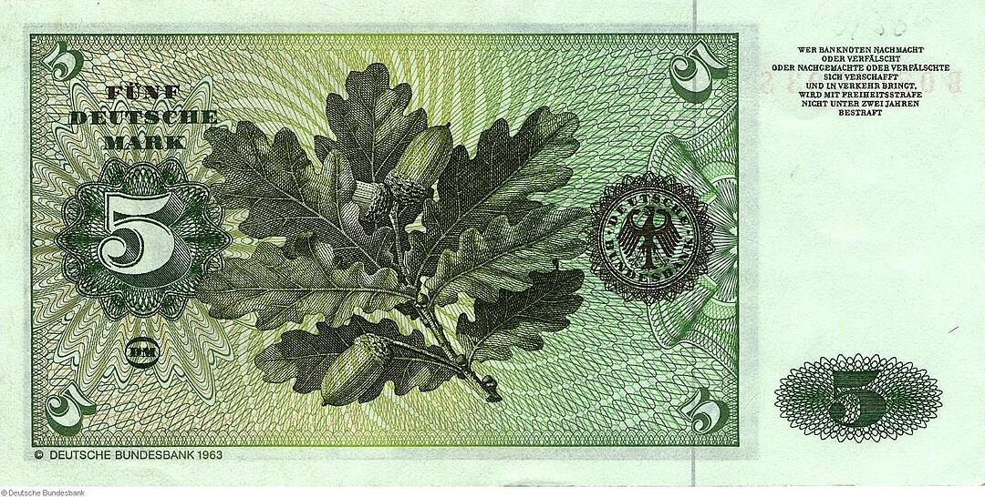 Deutsche Mark - Banknoten ab 1961