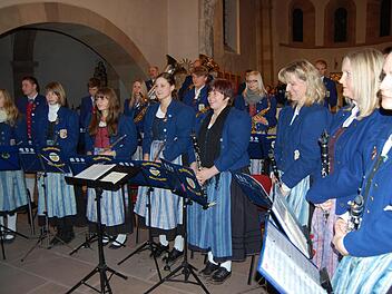 Die Kapelle des Musikvereins Thulba-Reith hat in der Propsteigemeinde einen hohen Stellenwert. Auch über die Ortsgrenzen hinaus genießt sie Ansehen, leidet aber immer wieder unter Besetzungsproblemen.  Foto: Günther Straub