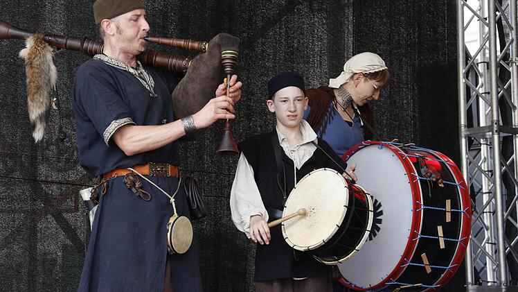Kronach feierte sich und seine Geschichte beim Historischen Stadtspektakel. Foto: Matthias Hoch
