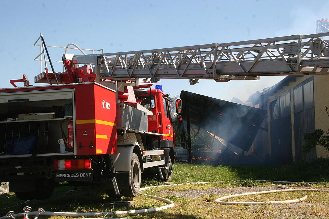 Feuer auf Aussiedlerhof