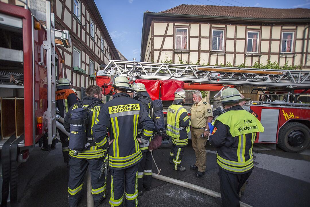 Brand in Unfinden (Haßberge)