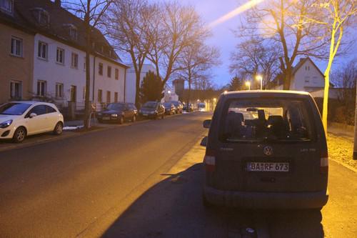 28.01.2014 Kloster-Banz-Straße Richtung Zollnerstraße