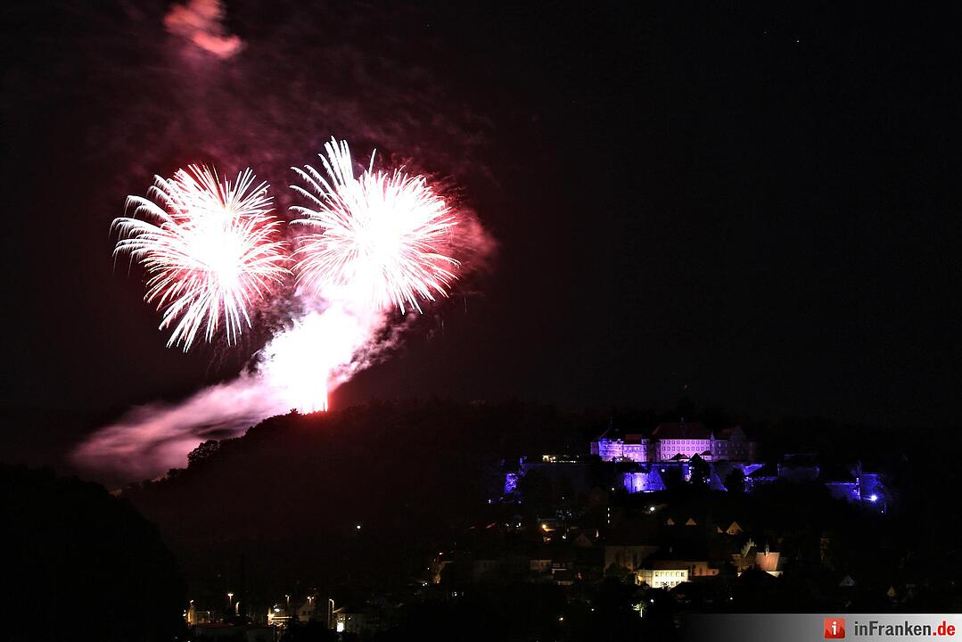 Feuerwerk am Kronacher Freischießen
