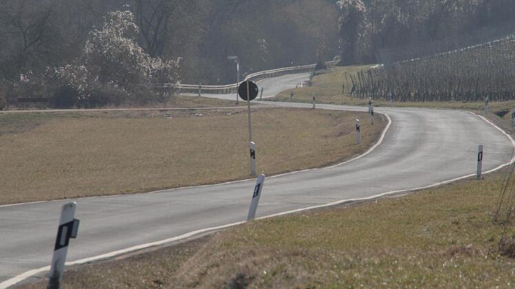 Kurvenreich führt die Staatsstraße 2270 von Sulzfeld nach Segnitz. Nun soll sie begradigt werden. Foto: G. Bauer