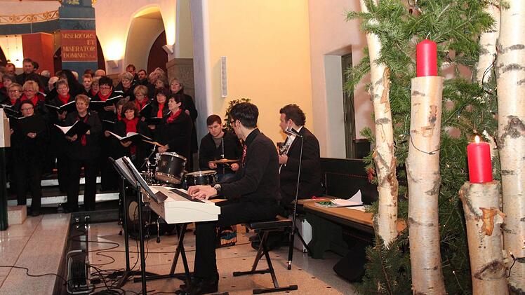 Die Band, von links Johannes Kotzer, Johannes Ort, Jörg Beckenbauer