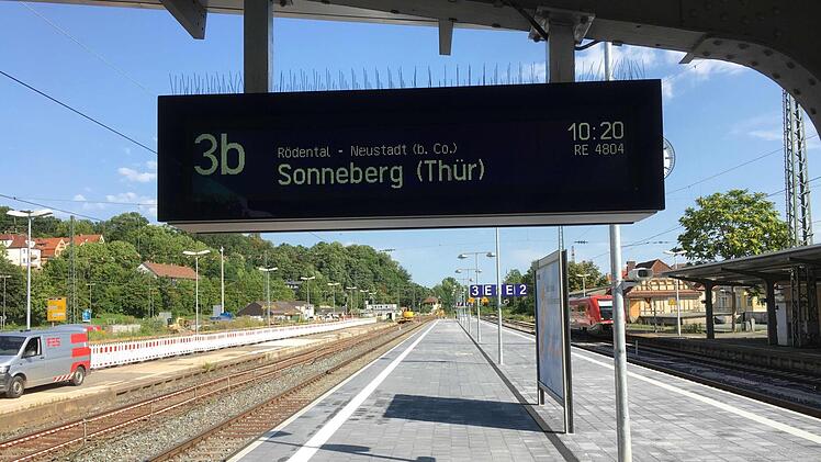 Impressionen von der Baustelle Bahnhof Coburg: Anfang August 2017Foto: Jochen Berger