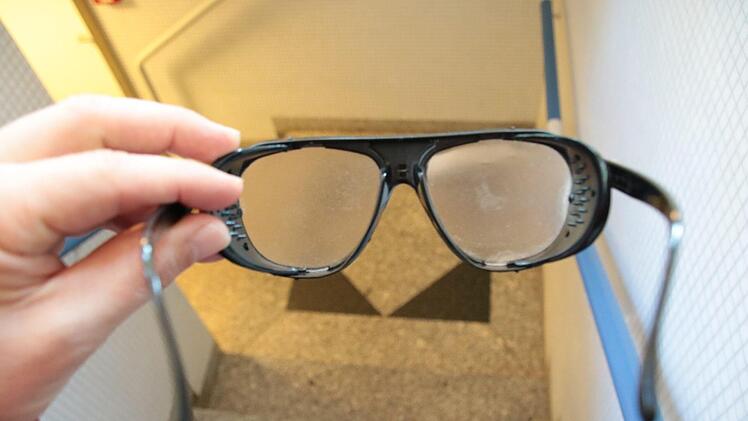 Eindrücke vom Test mit Mitgliedern des Bayerischen Blinden- und Sehbehinderten-Bundes. Foto: Ralf Ruppert