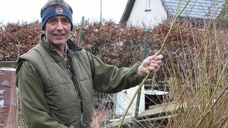 Heinrich Geßlein und die Weiden, das ist seit mehr als einem Jahrzehnt eine kreative Verbindung. Foto: Popp