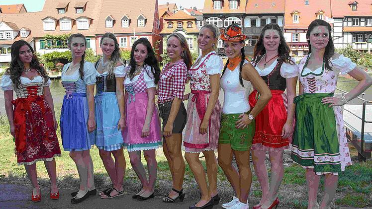 Diese neun jungen Damen waren in die Endauswahl gekommen. Foto: Riegerpress