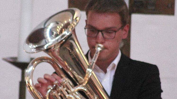 Erst vor zwei Jahren wechselte Julian Neubrand von der  Trompete  zum Euphonium. Foto: Sonny Adam