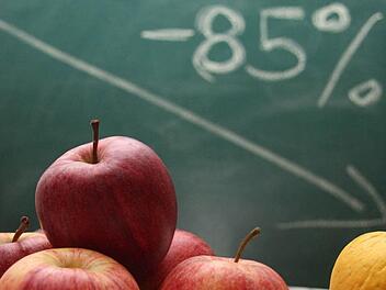 Der Abschluss des Jahres 2012/2013 der Plassenburg-Kelterei war erfreulich. Nächstes Jahr sieht es anders aus: Die 2013 verarbeitete Apfelmenge lag 85 Prozent unter dem Vorjahresniveau. Foto: Sonja Adam