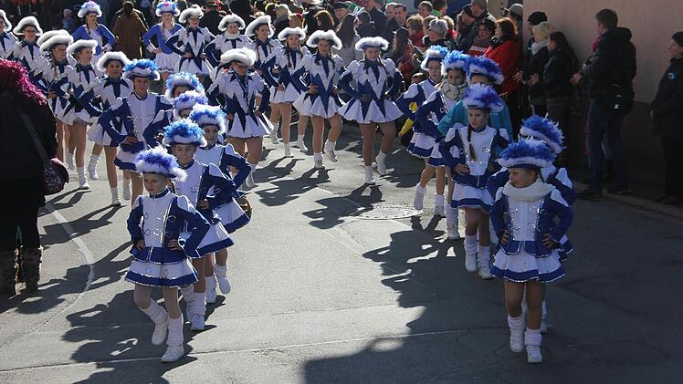 Faschingsumzug in Oberlangenstadt. Foto: Veronika Schadeck