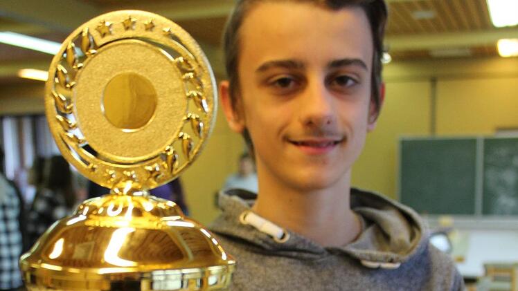 Auch ein Lichtenfelser holte sich einen Titel. Lukas Kolb wurde Bezirksmeister in der U16. Foto: Markus Häggberg