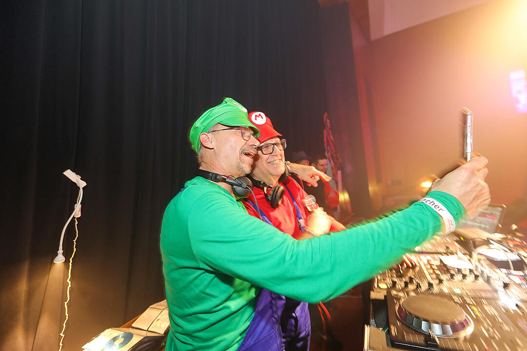Beste Partystimmung in der Stadthalle