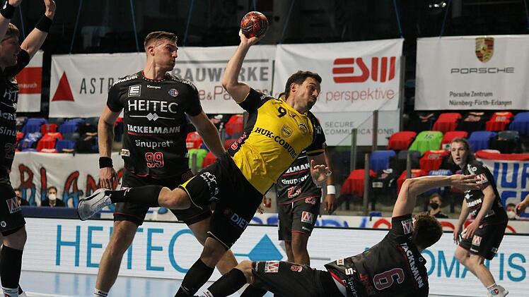 War im Derby beim HC Erlangen viermal für den HSC 2000 Coburg erfolgreich: Routinier Dominic Kelm