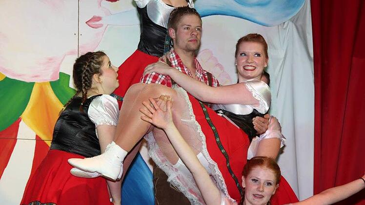 Beim Maßbacher Büttenabend in der Lauertalhalle. Foto: Dieter Britz