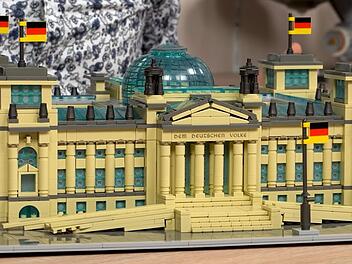 Der Reichstag Berlin, Reichstag, Berlin, Lego, Klemmbausteine, Bausteine, Spielzeug, Bluebrixx, Alternative