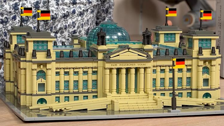 Der Reichstag Berlin, Reichstag, Berlin, Lego, Klemmbausteine, Bausteine, Spielzeug, Bluebrixx, Alternative