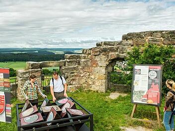 Im Burgeninformationszentrum Altenstein werden das Leben und der Alltag auf einer mittelalterlichen Burg lebendig. Foto: Andreas Hub
