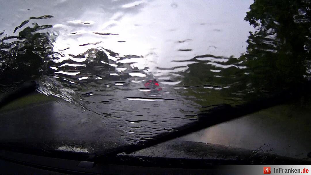 Kleines aber starkes Unwetter zog über Nürnberg